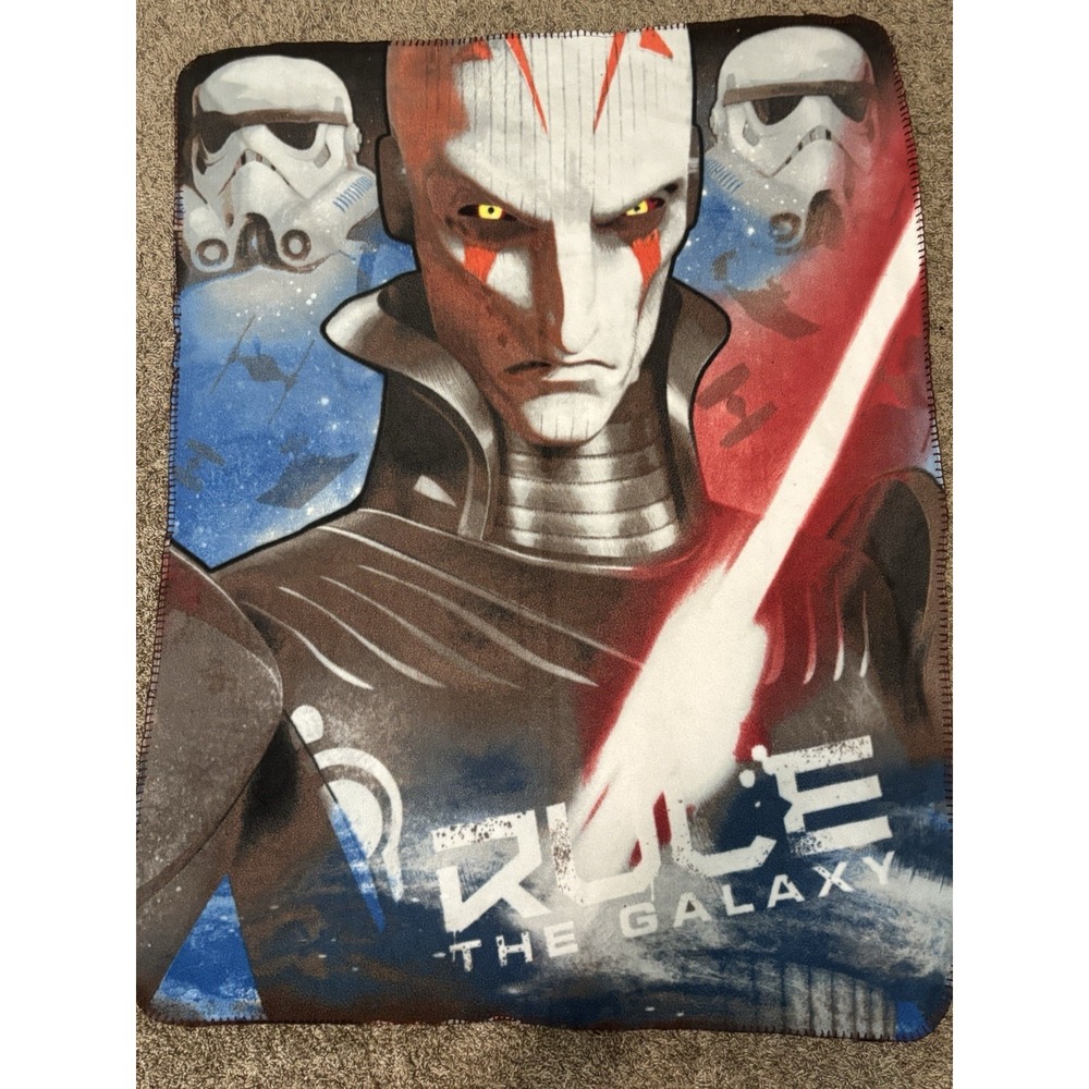 Disney Star Wars REBELS GALAXY RULE 40" x 50" Fleece Throw Blanket